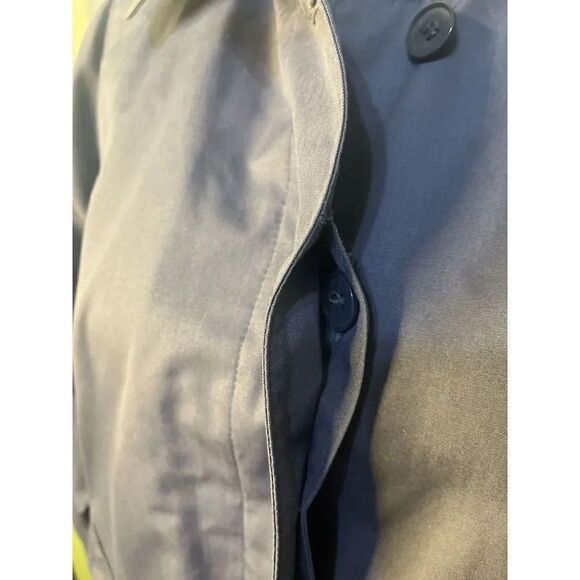 London Fog Women’s Rain Trench Coat Jacket Violet Lt Purple Lined Size 6 Vtg - Picture 8 of 10